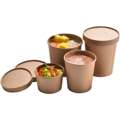 EMBALAJE POTE KRAFT - 500 UNIDADES