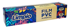 FILM PVC 300MM X 300 MTS LIMPIO (CAJA Y CORTANTE)