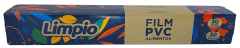 FILM PVC 300MM X 30 MTS LIMPIO (CAJA Y CORTANTE)