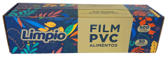 FILM PVC 300MM X 500 MTS LIMPIO (CAJA Y CORTANTE)