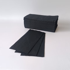 SERVILLETAS 40X40 NEGRO