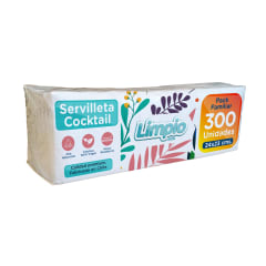 SERVILLETA COCTEL 23X23 -B