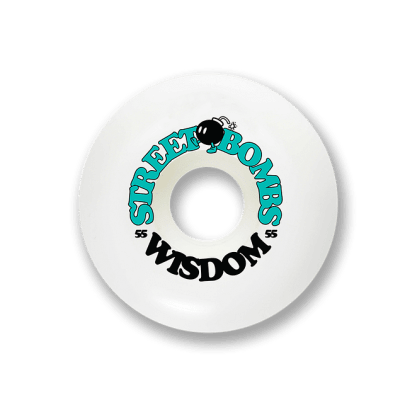Ruedas Wisdom Street Bombs - cyan 55 Ruedas Wisdom Street Bombs - cyan 55