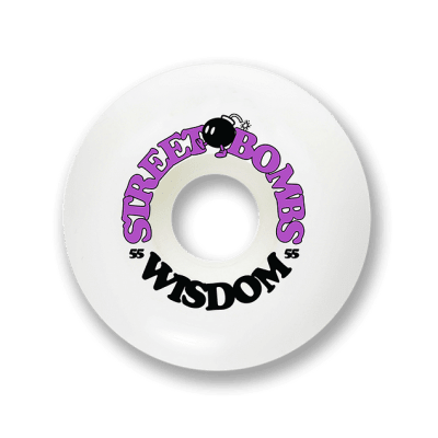 Ruedas Wisdom Street Bombs - purple 55 Ruedas Wisdom Street Bombs - purple 55