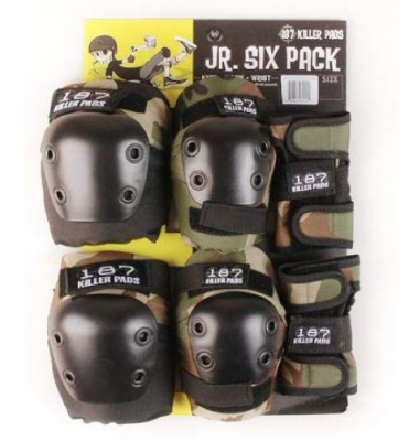 Protecciones Six Pack Junior 187 Killer Pads Protecciones Six Pack Junior 187 Killer Pads