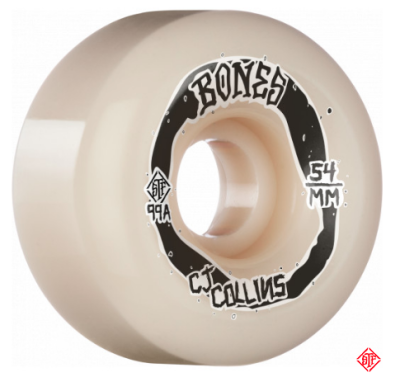 RUEDAS BONES CJ COLLINS 54MM STF WIDECUT V6 99A RUEDAS BONES CJ COLLINS 54MM STF WIDECUT V6 99A