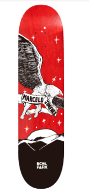 Deck Bowlpark Marcelo 8,5 Rojo Deck Bowlpark Marcelo 8,5 Rojo
