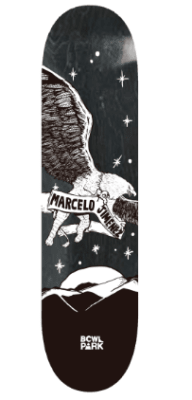 Deck Bowlpark Marcelo 8,5 Negro Deck Bowlpark Marcelo 8,5 Negro