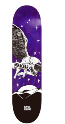 Deck Bowlpark Marcelo 8,5 Morado Deck Bowlpark Marcelo 8,5 Morado