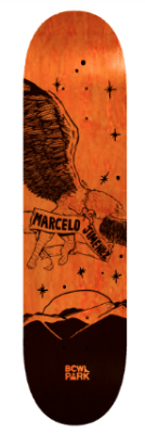 Deck Bowlpark Marcelo 8,25 Naranjo Deck Bowlpark Marcelo 8,25 Naranjo