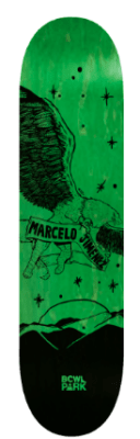 Deck Bowlpark Marcelo 8,25 Verde Deck Bowlpark Marcelo 8,25 Verde
