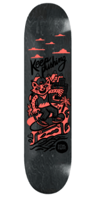 Deck Bowlpark Keep Pushing 8,0 Negro Deck Bowlpark Keep Pushing 8,0 Negro