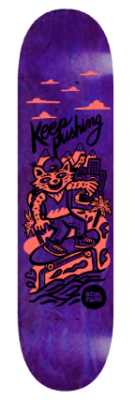 Deck Bowlpark Keep Pushing 8,0 Morado Deck Bowlpark Keep Pushing 8,0 Morado