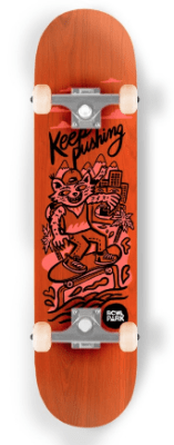 Skateboard completo Bowlpark Keep Pushing 8,0 Naranjo Skateboard completo Bowlpark Keep Pushing 8,0 Naranjo