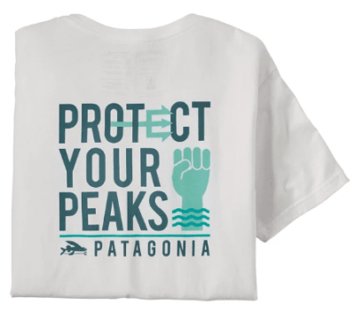 Polera Hombre Protect Your Peaks Organic T-Shirt Blanca Polera Hombre Protect Your Peaks Organic T-Shirt Blanca