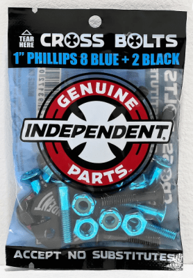 Pernos Independent Cruz 8 Azul + 2 Negro Pernos Independent Cruz 8 Azul + 2 Negro