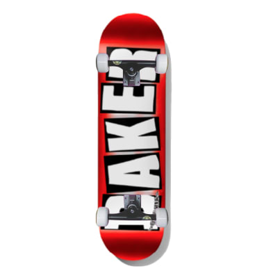 Tabla Completa Baker Logo Red Foil 8,25 Tabla Completa Baker Logo Red Foil 8,25