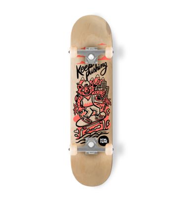 Skateboard completo Bowlpark Keep Pushing 7,5 Skateboard completo Bowlpark Keep Pushing 7,5