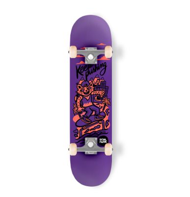 Skateboard completo Bowlpark Keep Pushing 8,0 Morado Skateboard completo Bowlpark Keep Pushing 8,0 Morado