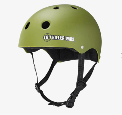 Casco Pro Skate Helmet 187 KP Army Green Matte S Casco Pro Skate Helmet 187 KP Army Green Matte S