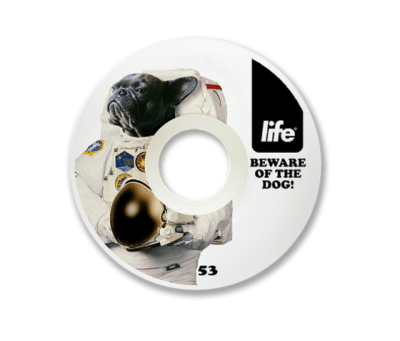 Ruedas Life Dog White Conicas 53 mm Ruedas Life Dog White Conicas 53 mm