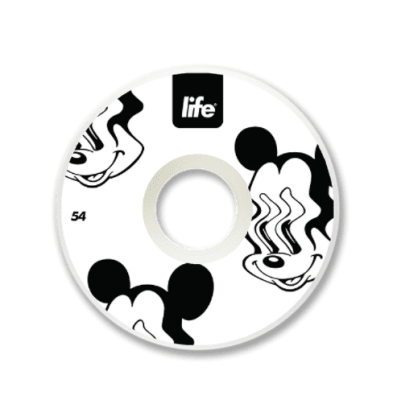 Ruedas Life Mickey White 54mm Ruedas Life Mickey White 54mm
