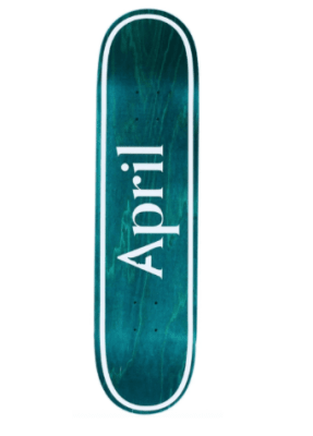 Deck April OG Logo Invert Mint 8.125 Deck April OG Logo Invert Mint 8.125