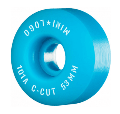 Ruedas Mini Logo C cut 53mm 101A Blue Ruedas Mini Logo C cut 53mm 101A Blue