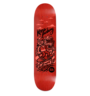 Deck Bowlpark Keep Pushing 8,0 Deck Bowlpark Keep Pushing 8,0
