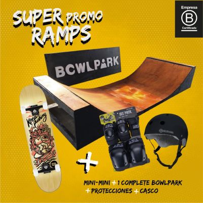 Pack Rampa Mini Mini + Complete 7,5 + Protecciones Pack Rampa Mini Mini + Complete 7,5 + Protecciones