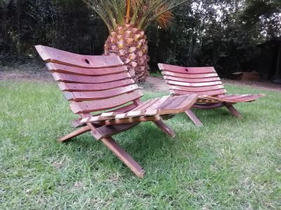 Silla Roble plegable de exterior (par) Silla Roble plegable de exterior (par)