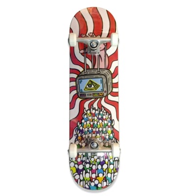 Skateboard completo Sunrise Apaga la tele 8,25 Skateboard completo Sunrise Apaga la tele 8,25