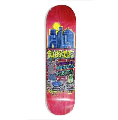 Deck Sunrise Pro Model Rodrigo Moreno Shorto 8,0 Rojo Deck Sunrise Pro Model Rodrigo Moreno Shorto 8,0 Rojo