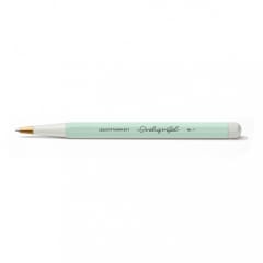 Rollerball Leuchtturm Drehgriffel Nr. 1, Mint Green, Tinta Gel Negra