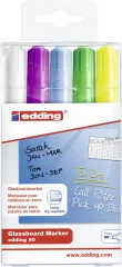 Set Marcadores De Vidrio edding E-90 Variados
