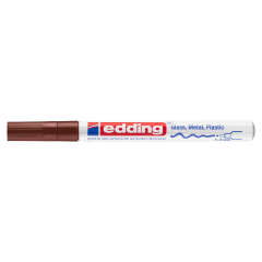 Marcador Óleo Permanente Edding E-751 Marron