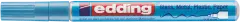 Marcador Óleo Permanente Edding E-780 Azul metálico