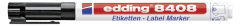 Marcador textil Edding E-8408 Negro
