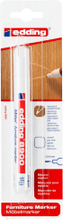 Marcador lacado para muebles Edding E-8900 Blanco