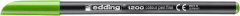 Marcador fibra Edding E-1200 Verde claro