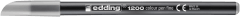 Marcador fibra Edding E-1200 Gris claro