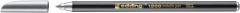 Marcador fibra Edding E-1200 Plateado metalizado
