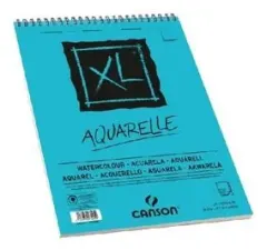 Croquera Marca Canson XL Para Acuarela Anillada A5 14.8X21Cm