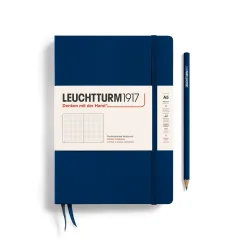 Libreta Leuchtturm1917 tapa dura A5 Pu Navy
