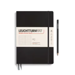 Libreta Composición Leuchtturm1917 T.Blanda B5 Puntos, Black
