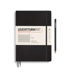 Libreta Composición Leuchtturm1917 T.Blanda B5 Cuadros Black