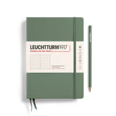 Libreta Leuchtturm1917 tapa dura A5 Pu Olive