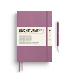 Libreta leuchtturm1917 T.Dura Mediana A5 Cuadros Dusty Rose