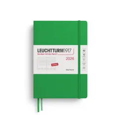 Agenda 2026 leuchtturm1917 Diaria Mediana A5, Spring Leaf