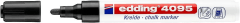 Marcador de tiza edding 4095 Negro